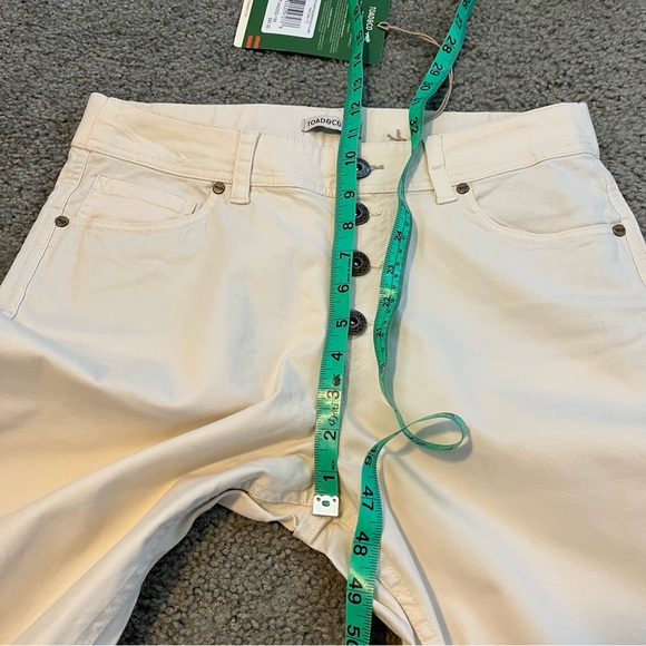 Toad & Co Earthworks kick flare crop pant size 10 NWT - Picture 9 of 11